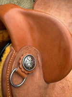 Load image into Gallery viewer, Western Stock Saddle - Floral Carved
