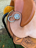 Load image into Gallery viewer, Western Stock Saddle - Daisies
