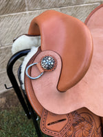 Load image into Gallery viewer, Western Stock Saddle - Floral Carved
