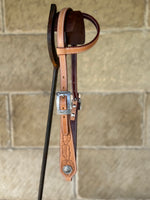 Load image into Gallery viewer, Carved One Ear Bridle #3
