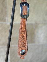 Load image into Gallery viewer, Carved One Ear Bridle #2
