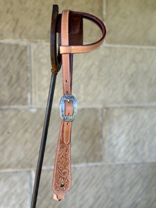 One Ear Bridle - Carved #1