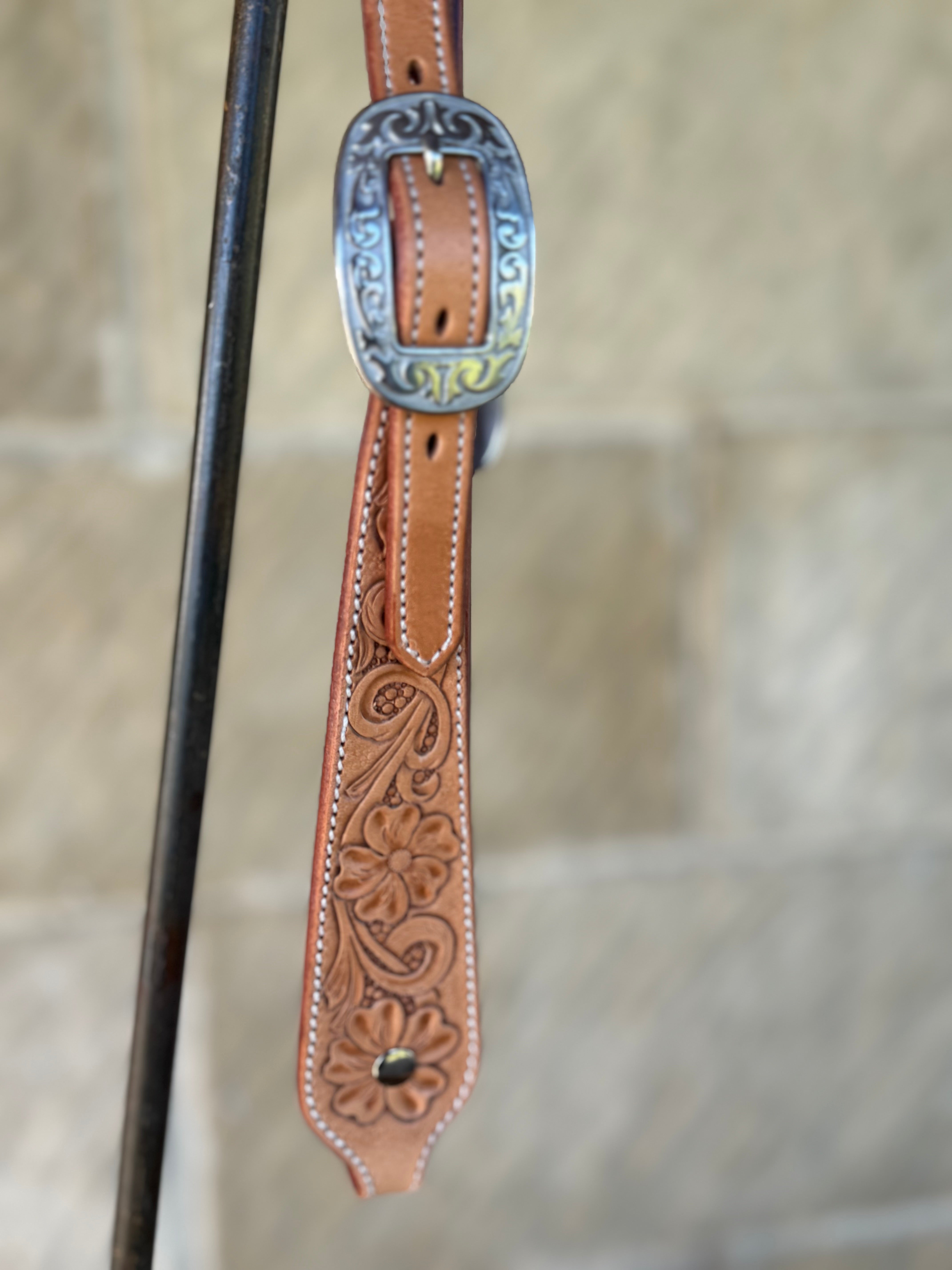 One Ear Bridle - Carved #1