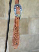 Load image into Gallery viewer, Carved One Ear Bridle #1
