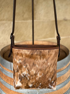 RUSTIC BLOOM CROSSBODY - Cowhide