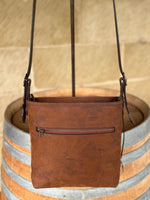 Load image into Gallery viewer, RUSTIC BLOOM CROSSBODY - Cowhide
