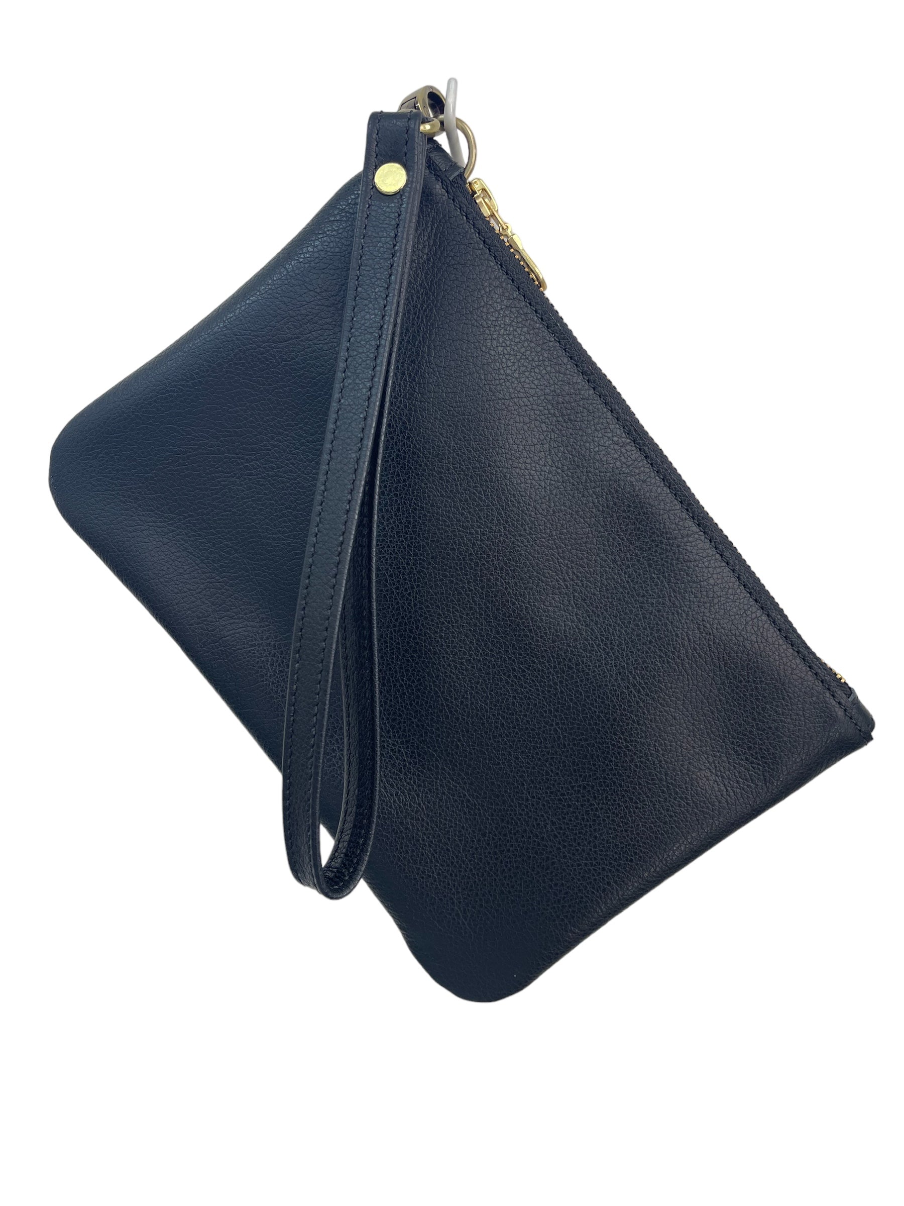 Andover Clutch Black Leather #008