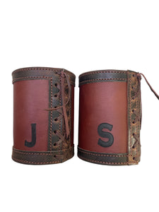 Branded Leather Can Coolers