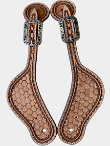 SPUR STRAPS - Rose Pattern