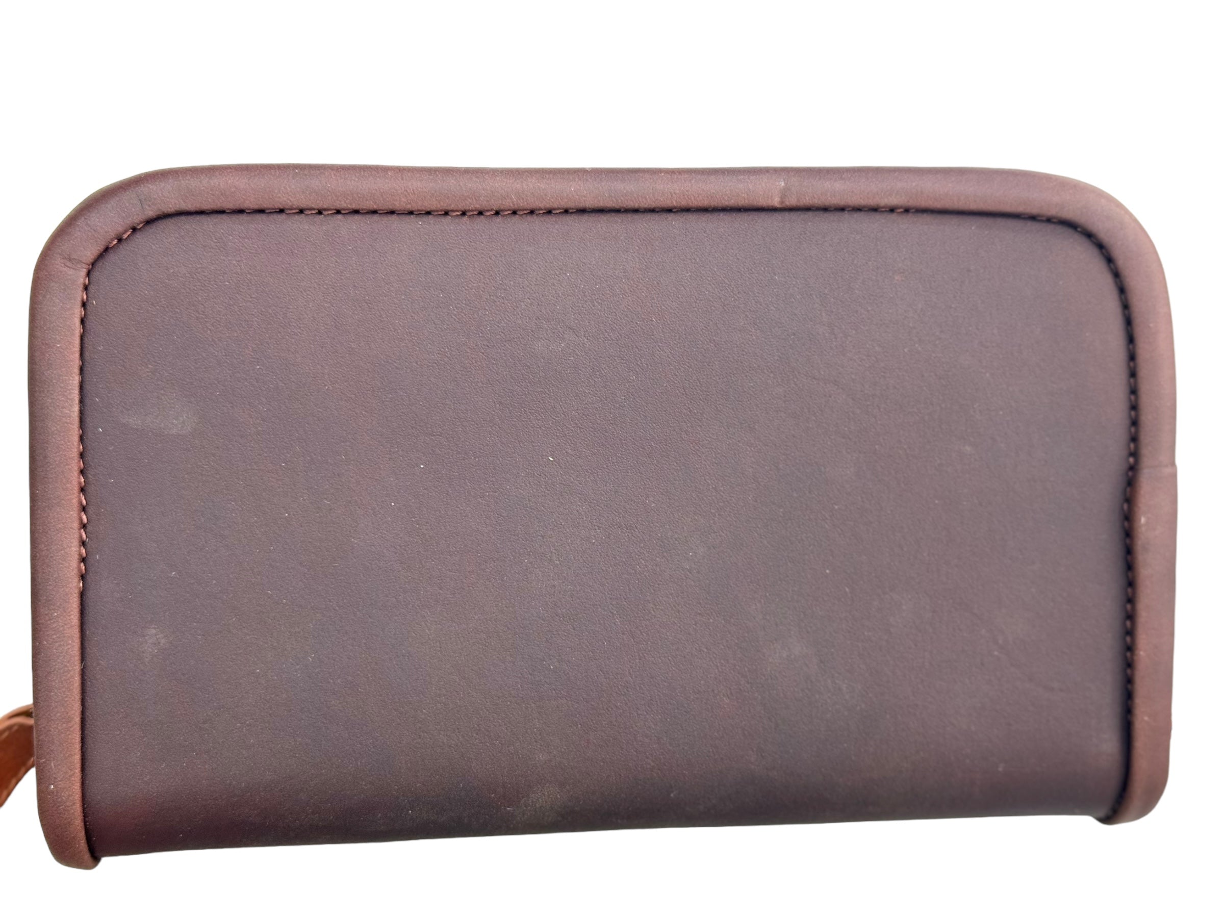 Wallet - Double Zipper with Turquoise Inlay