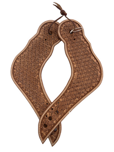 Dove Wing Spur Straps with Floral Geometric pattern #10
