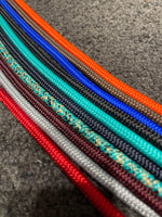 Load image into Gallery viewer, PREMIUM STIFF ROPE HALTER WITH CUSTOM NOSEBAND
